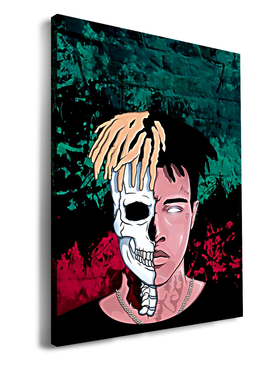 

Картина DRABS Рэпер xxxtentacion Skull