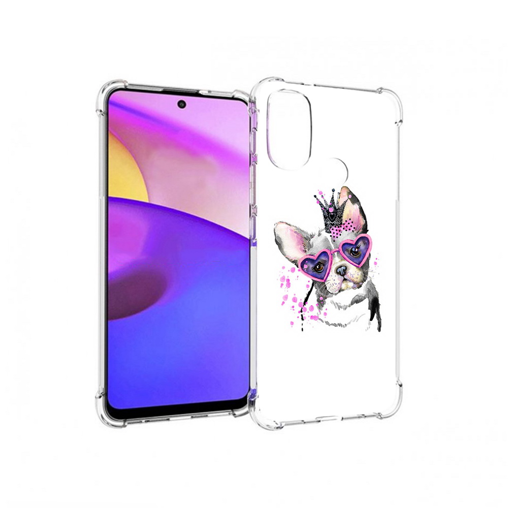 

Чехол MyPads Tocco для Motorola Moto E30 принцесса (PT227074.357.558), Прозрачный, Tocco