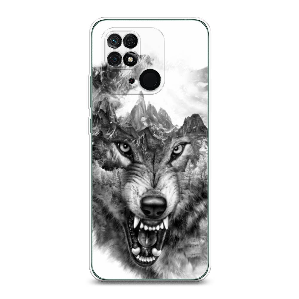 

Чехол Awog "Волк в горах" для Xiaomi Redmi 10C, Разноцветный, 313450-1