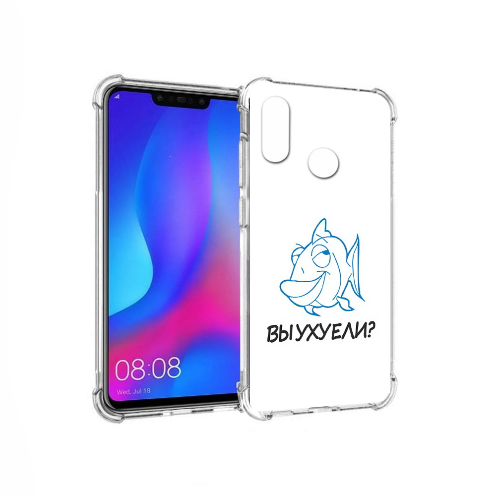 

Чехол MyPads Tocco для Huawei Nova 3 вы ухуели (PT115710.27.282), Прозрачный, Tocco