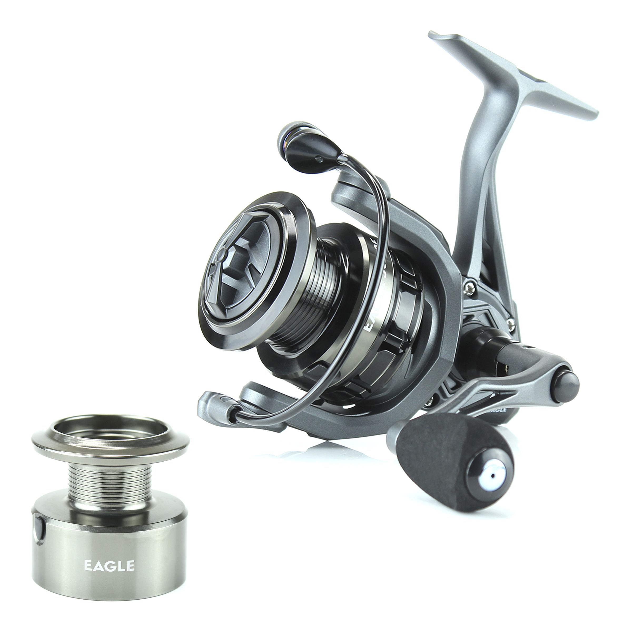 

Катушка рыболовная MIFINE EAGLE 2000F 5+1подшипник (запас.металл.шпуля) (5:2.1), Серый, 60386-2