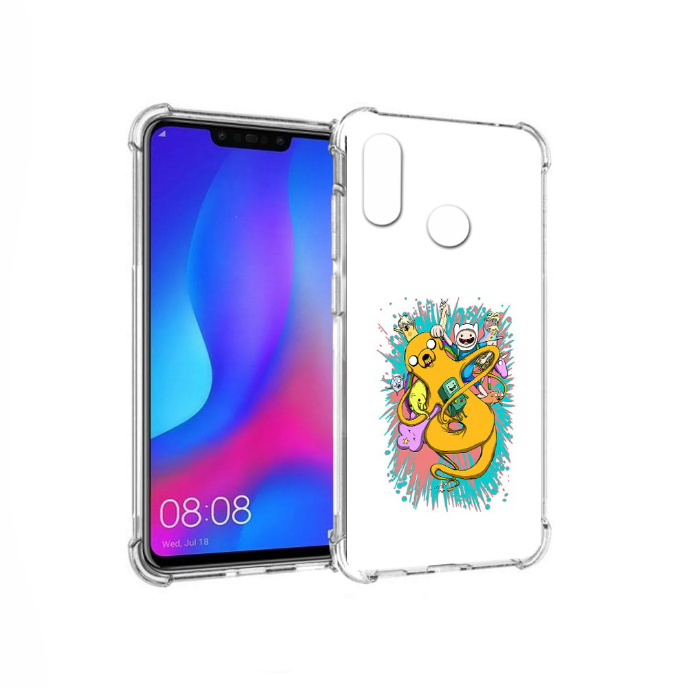 

Чехол MyPads Tocco для Huawei Nova 3 время приключений рисунок (PT115710.27.276), Прозрачный, Tocco
