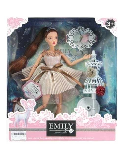 Купить Кукла ABtoys Emily Розовая серия с маникеном и аксессуарами, 30см WJ-12656, JIANGSU HOLLY EVERLASTING INC.,