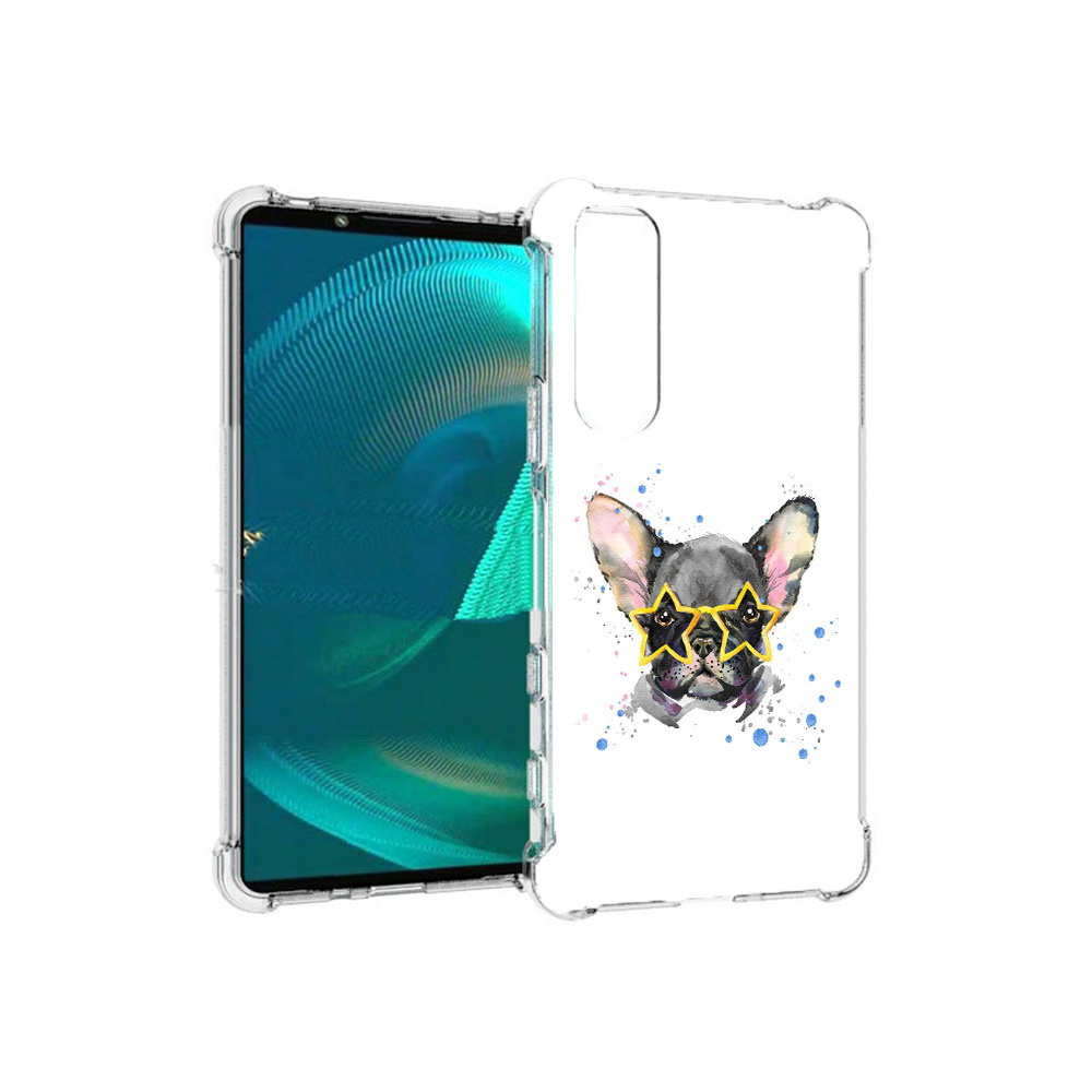Чехол MyPads Tocco для Sony Xperia 5 III буля в очках (PT172137.231.252)