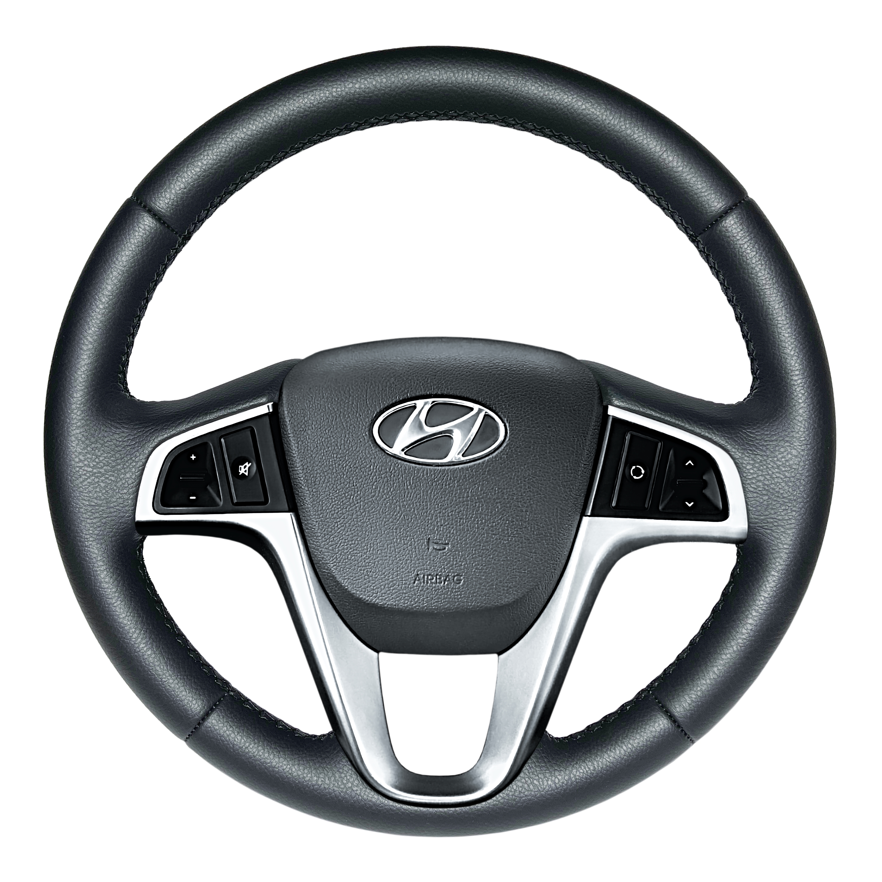 

Оплетка на руль Vseopletki Hyundai Solaris 1 для руля без штатной кожи, Черный, Hyundai Solaris 1
