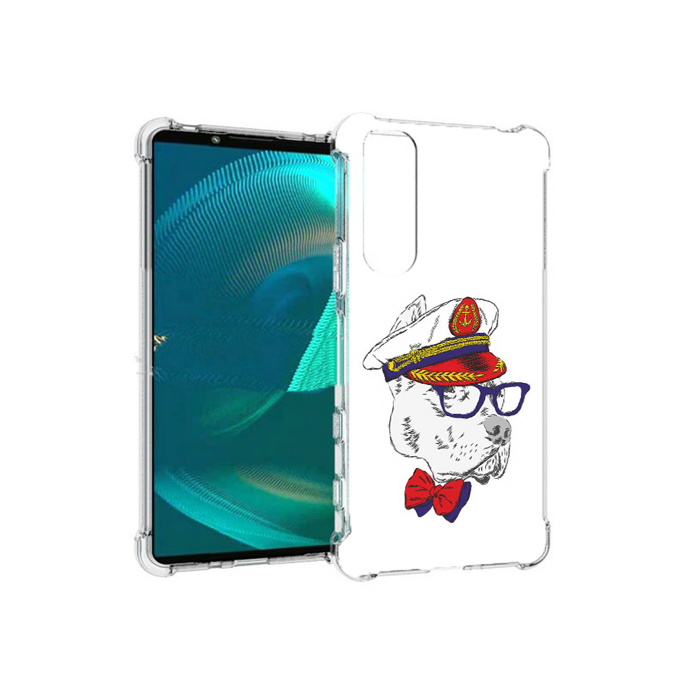 

Чехол MyPads Tocco для Sony Xperia 5 III бульдог (PT172137.231.251), Прозрачный, Tocco