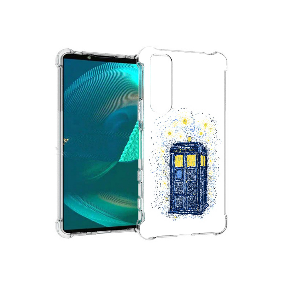 

Чехол MyPads Tocco для Sony Xperia 5 III будка рисунок (PT172137.231.249), Прозрачный, Tocco