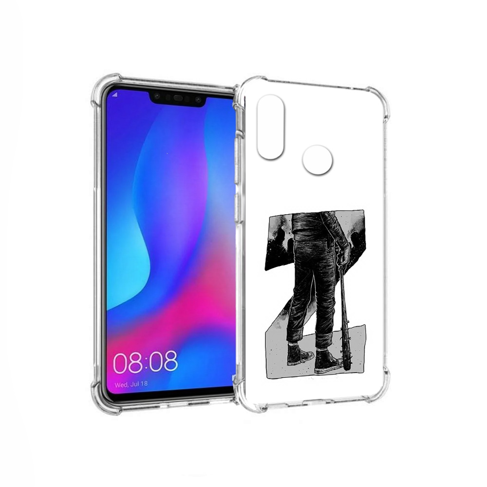 

Чехол MyPads Tocco для Huawei Nova 3 воин черно белый (PT115710.27.265), Tocco