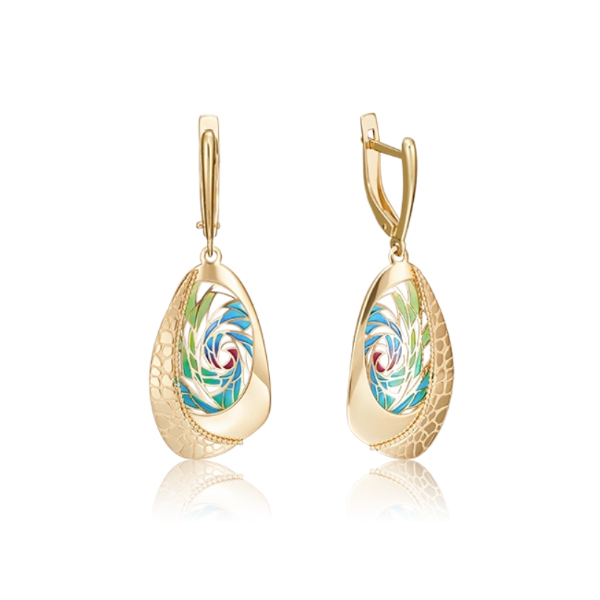 

Серьги из желтого золота PLATINA jewelry 02-4071-00-000-1130-59, 02-4071-00-000-1130-59