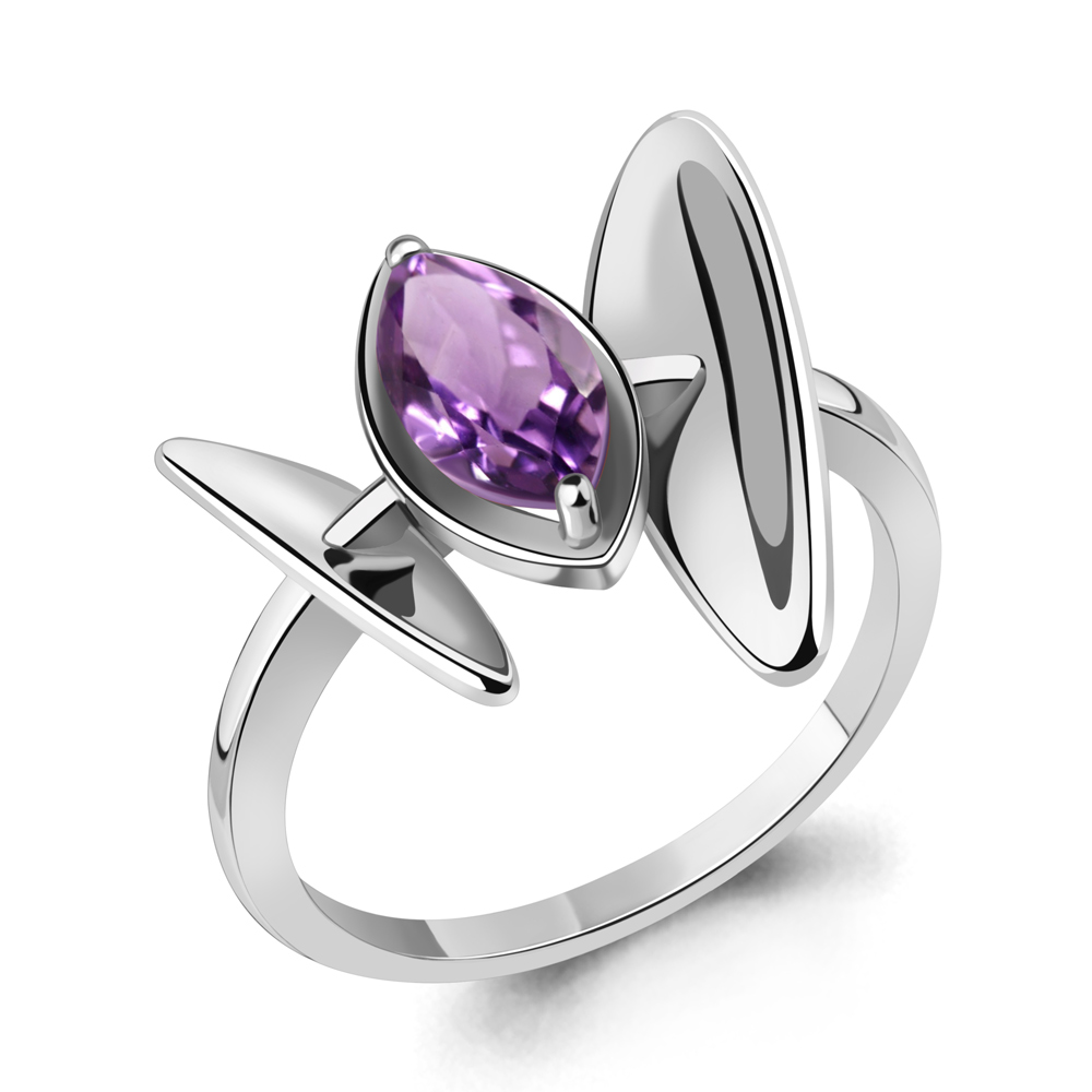 

Кольцо из серебра с аметистом р. Aquamarine 6917304, 6917304_925_р