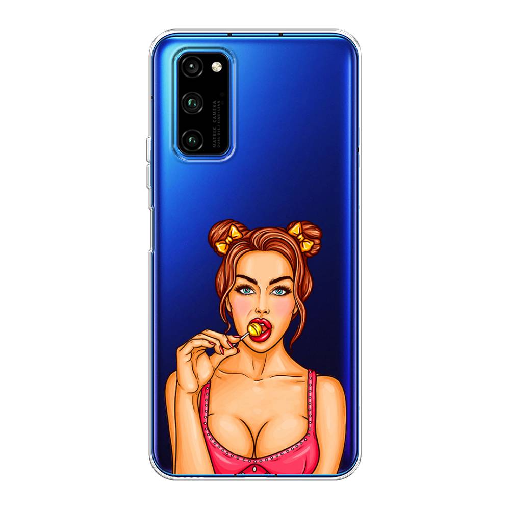

Чехол Awog на Huawei Honor V30 Pro "Вкусный леденец", Бежевый;коричневый;розовый, 611450-7
