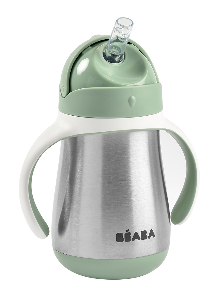 

Поильник Beaba Tasse Paille INOX 250ML V. SAUGE 913535, Зеленый, Tasse Paille INOX