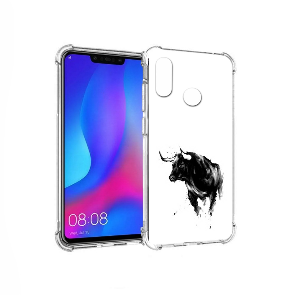 

Чехол MyPads Tocco для Huawei Nova 3 бык (PT115710.27.254), Прозрачный, Tocco