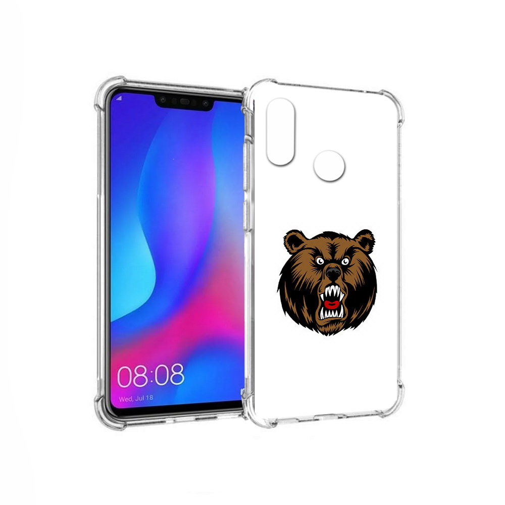 Чехол MyPads Tocco для Huawei Nova 3 бурый (PT115710.27.253)