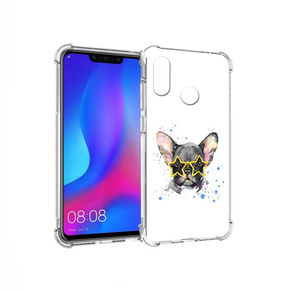 Чехол MyPads Tocco для Huawei Nova 3 буля в очках (PT115710.27.252)