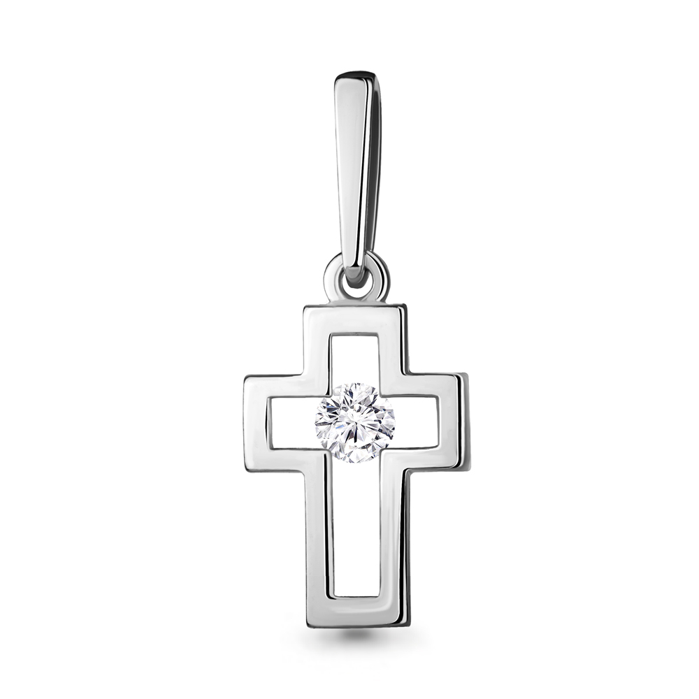 

Кулон из белого золота с бриллиантом Aquamarine 920294, 920294_585_бз