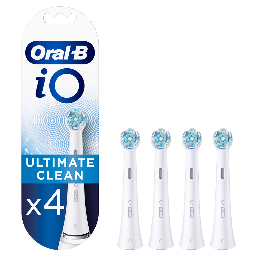 Насадки для зубных щеток Oral-B iO Ultimate Clean White (4 шт) набор электрических зубных щеток braun oral b vitality pro лиловый