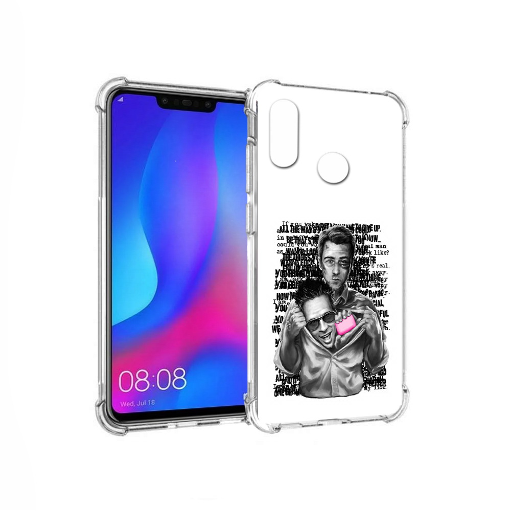 

Чехол MyPads Tocco для Huawei Nova 3 бойцовский клуб (PT115710.27.242), Прозрачный, Tocco
