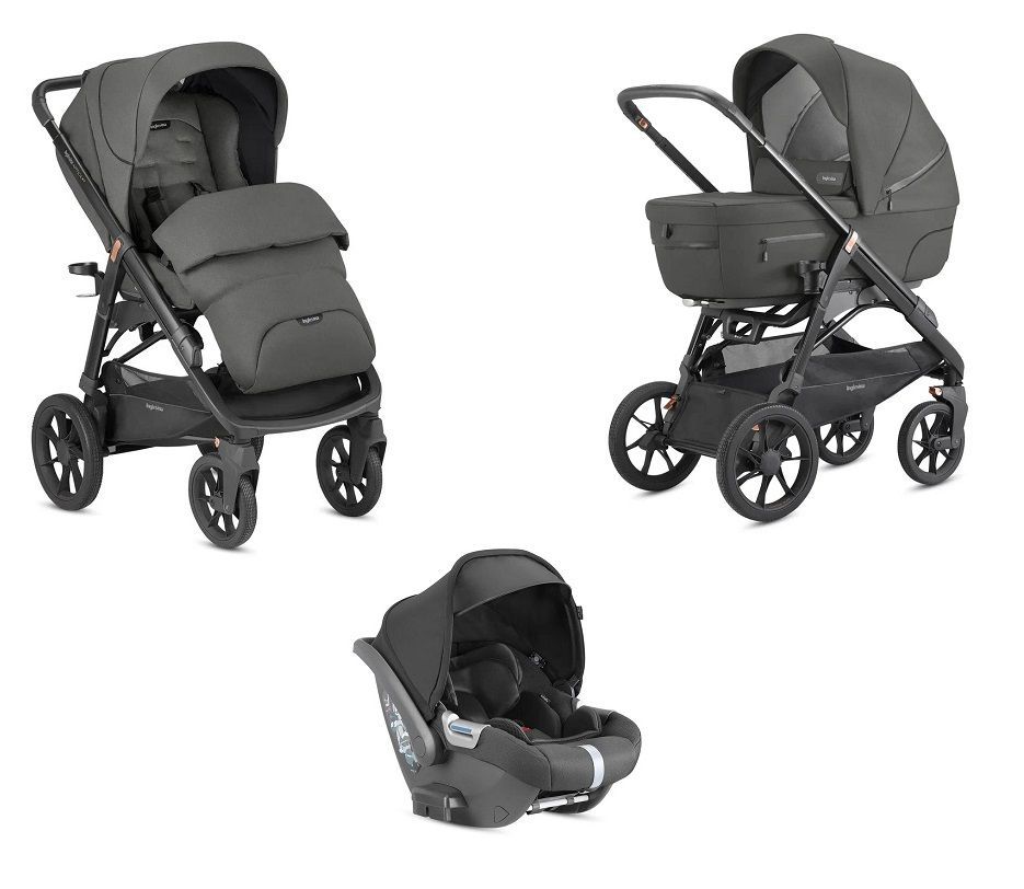 

Коляска 3 в 1 Inglesina Aptica System XT CHARCOAL GREY KA73P0CRG (2 кор), Inglesina Aptica