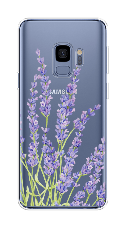 

Чехол на Samsung Galaxy S9 "Лавандовые стебли", Фиолетовый;зеленый, 25750-1