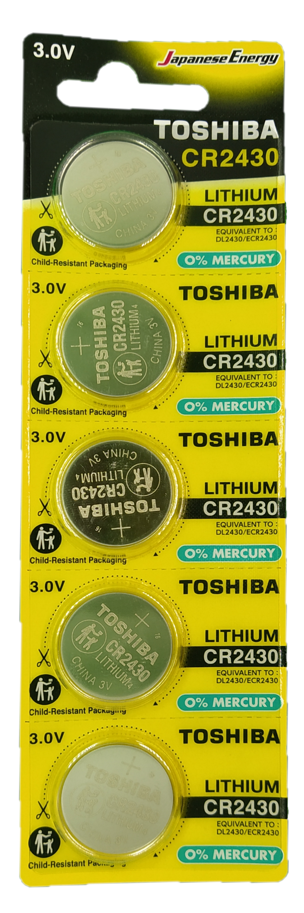 Батарейки Toshiba CR2430 литиевые Special 