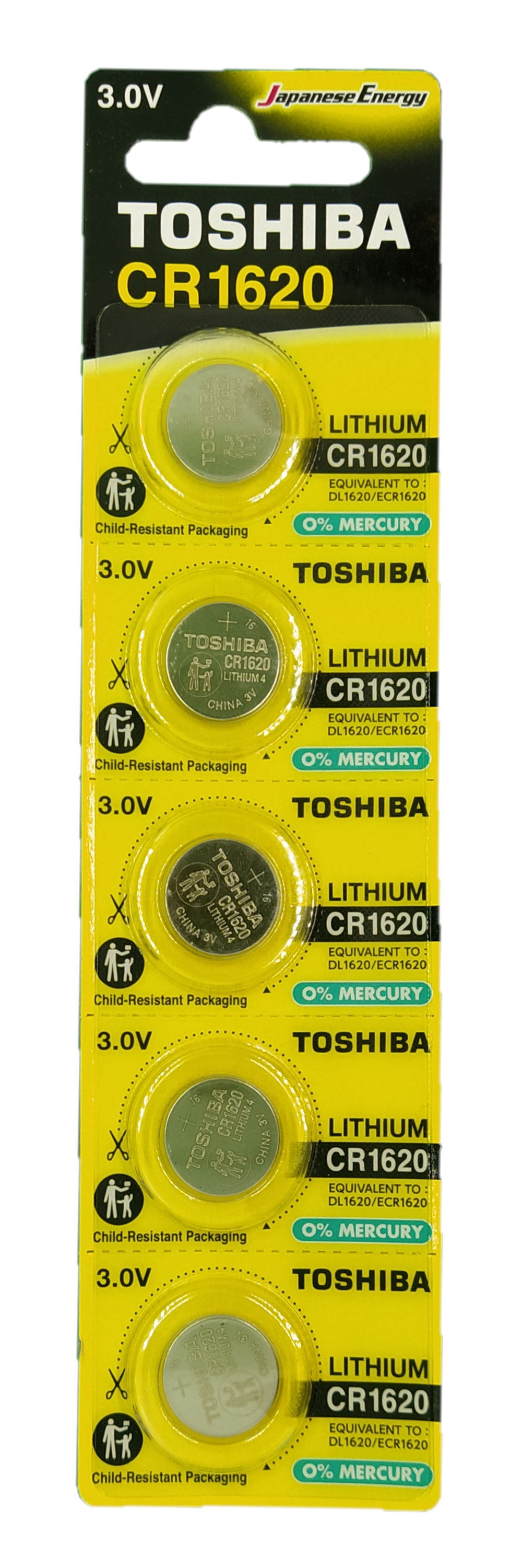 Батарейки Toshiba CR1620 литиевые  Special 