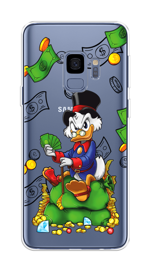 

Чехол на Samsung Galaxy S9 "Scrooge Richness", Черный;синий;зеленый, 25750-1