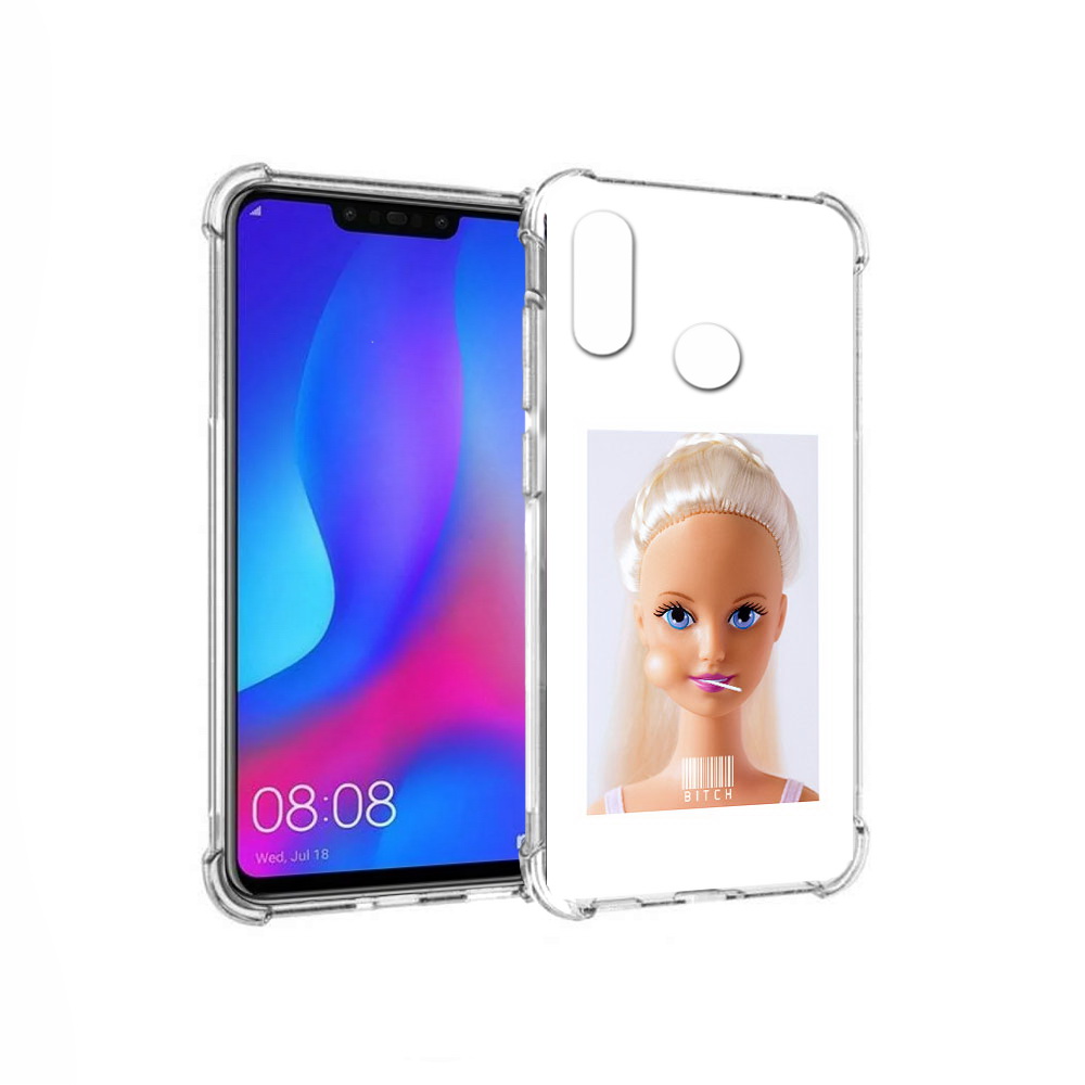 

Чехол MyPads Tocco для Huawei Nova 3 барби (PT115710.27.226), Прозрачный, Tocco
