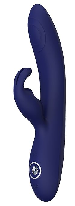 фото Синий вибромассажер-кролик themis 22 см dream toys