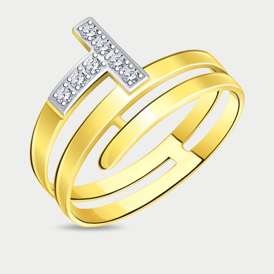 

Кольцо из желтого золота р. , Atoll л10897, фианит, л10897