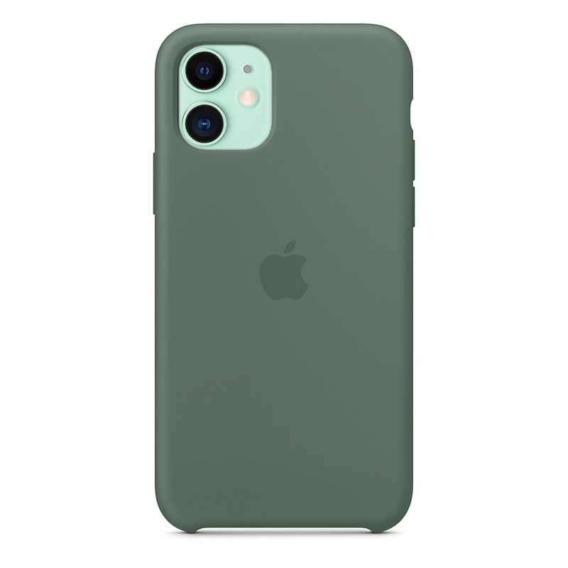 фото Чехол apple для iphone 11 pro max силикон/ хаки alehan