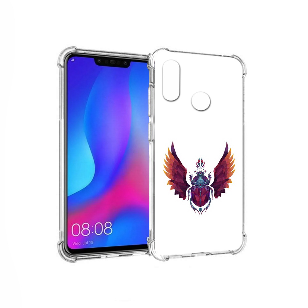 Чехол MyPads Tocco для Huawei Nova 3 алмазный скоробей (PT115710.27.219)