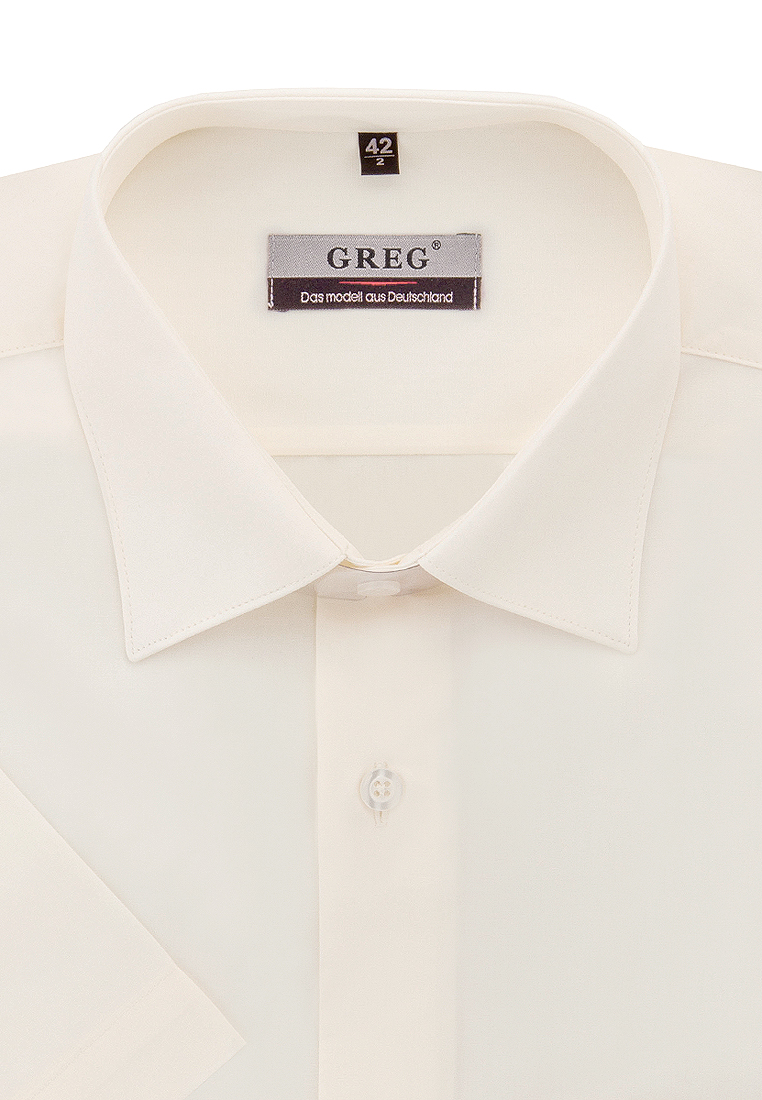

Рубашка мужская Greg 01-00013482 бежевая 39, Бежевый, 01-00013482