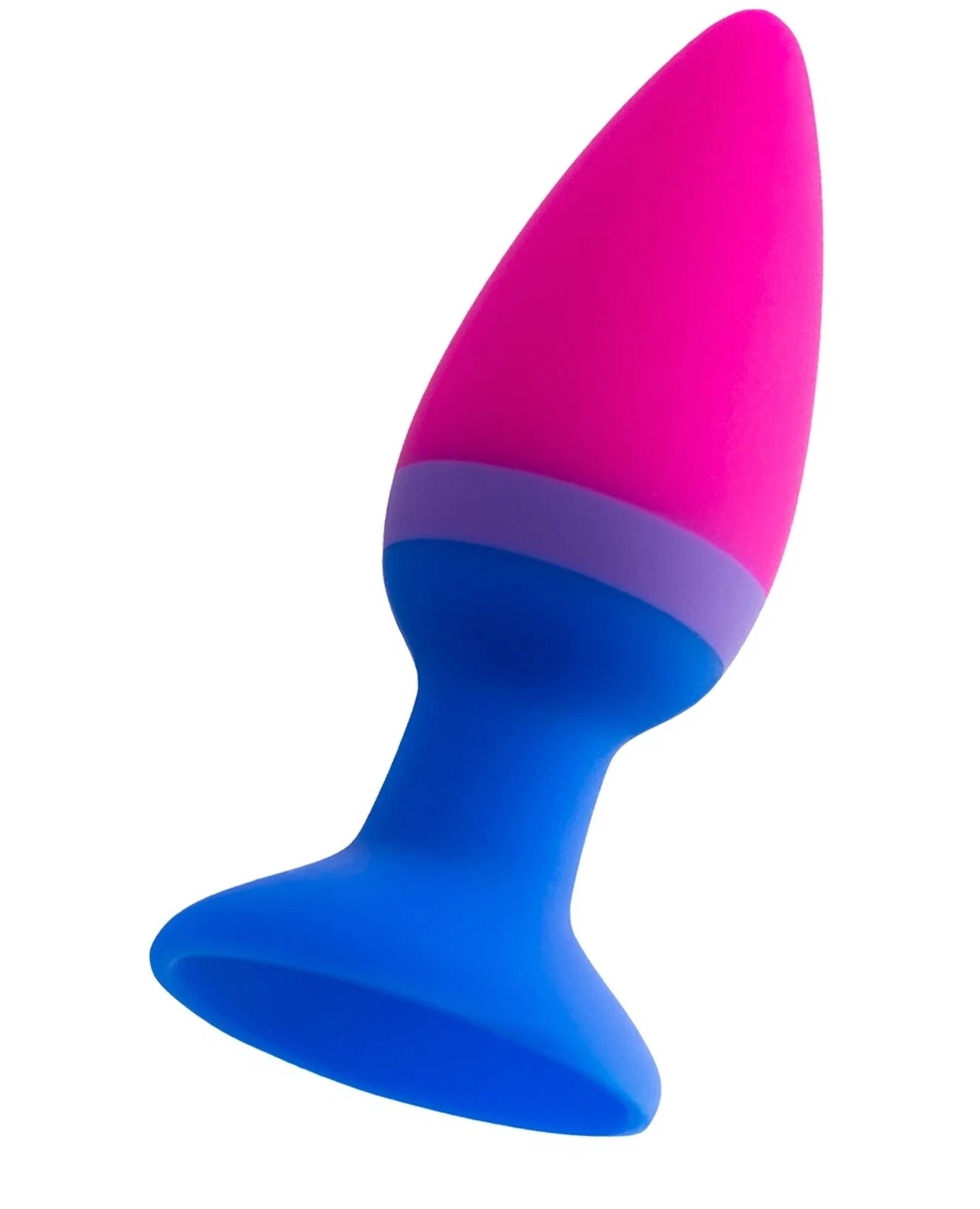 Сине-розовая анальная втулка Reed 10 см