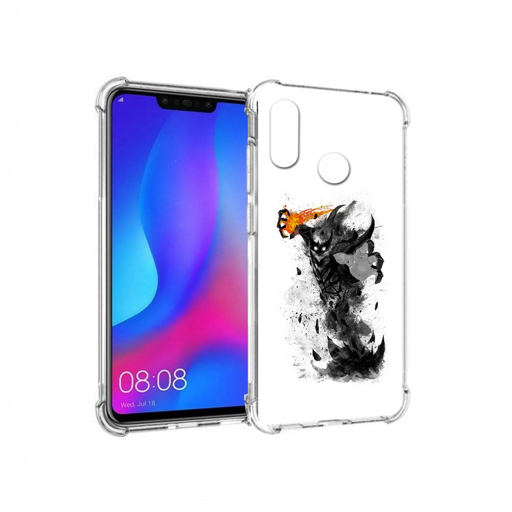 

Чехол MyPads Tocco для Huawei Nova 3 nevermore черно белый (PT115710.27.21), Прозрачный, Tocco