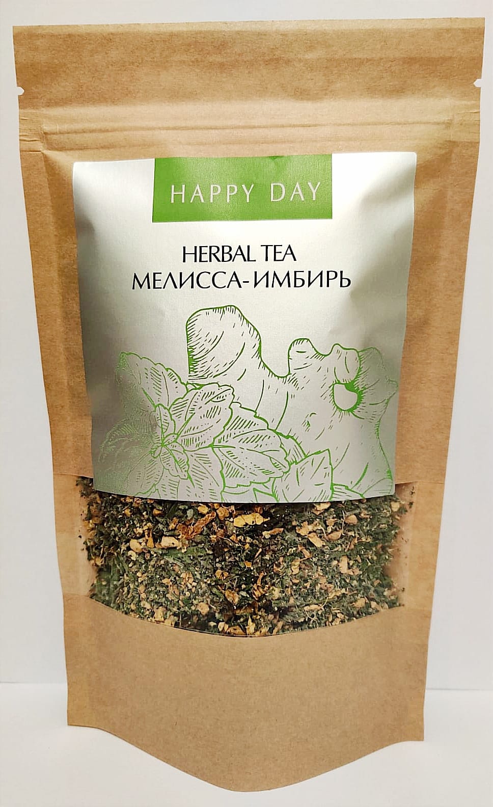 Чай HAPPY DAY мелисса-имбирь, 100 г