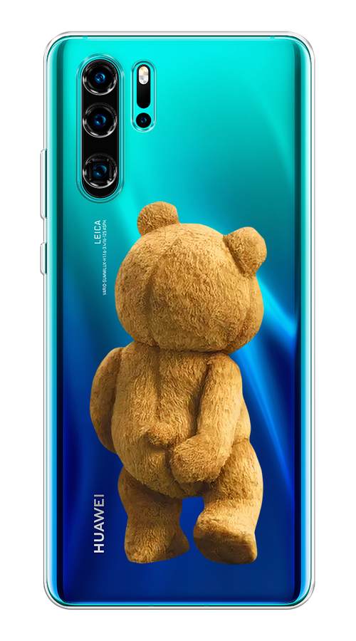 

Чехол на Huawei P30 Pro "Медвежья спина", Коричневый;прозрачный, 67650-1