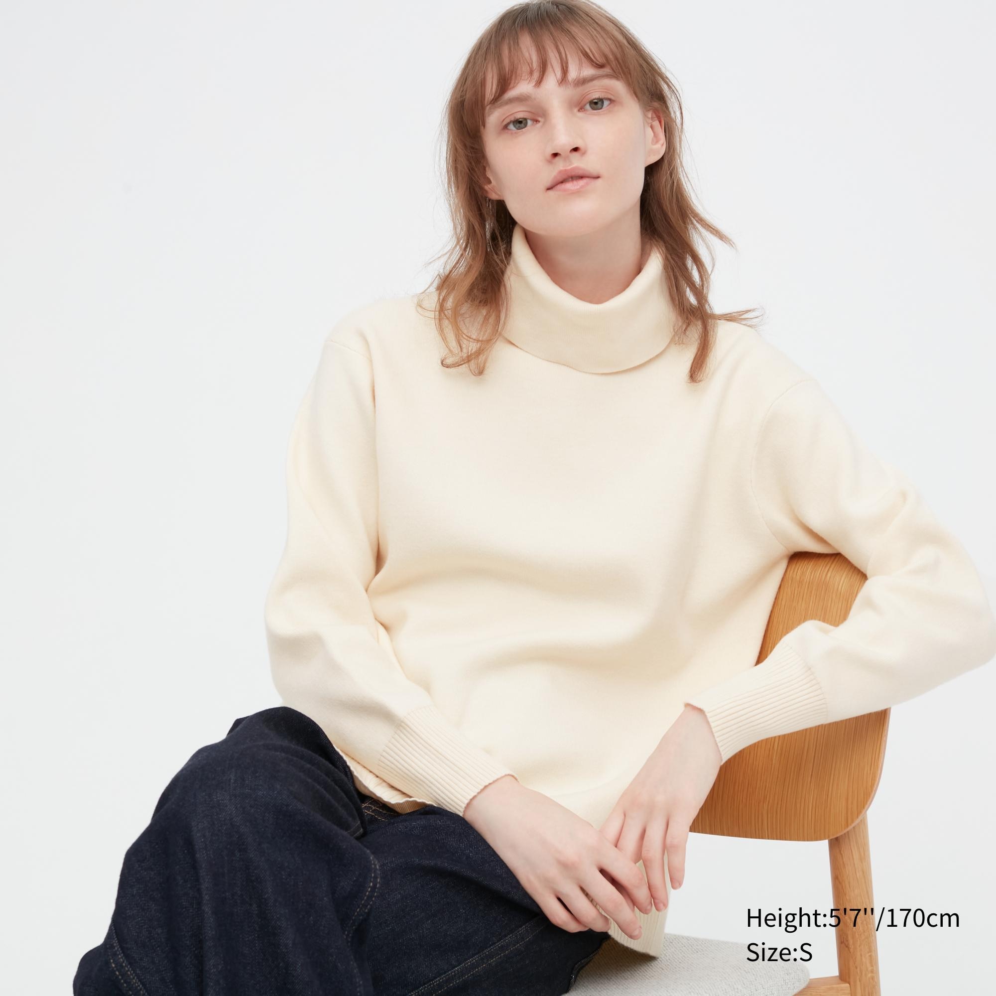 

Водолазка женская UNIQLO 450630COL01 белая S (доставка из-за рубежа), 450630COL01