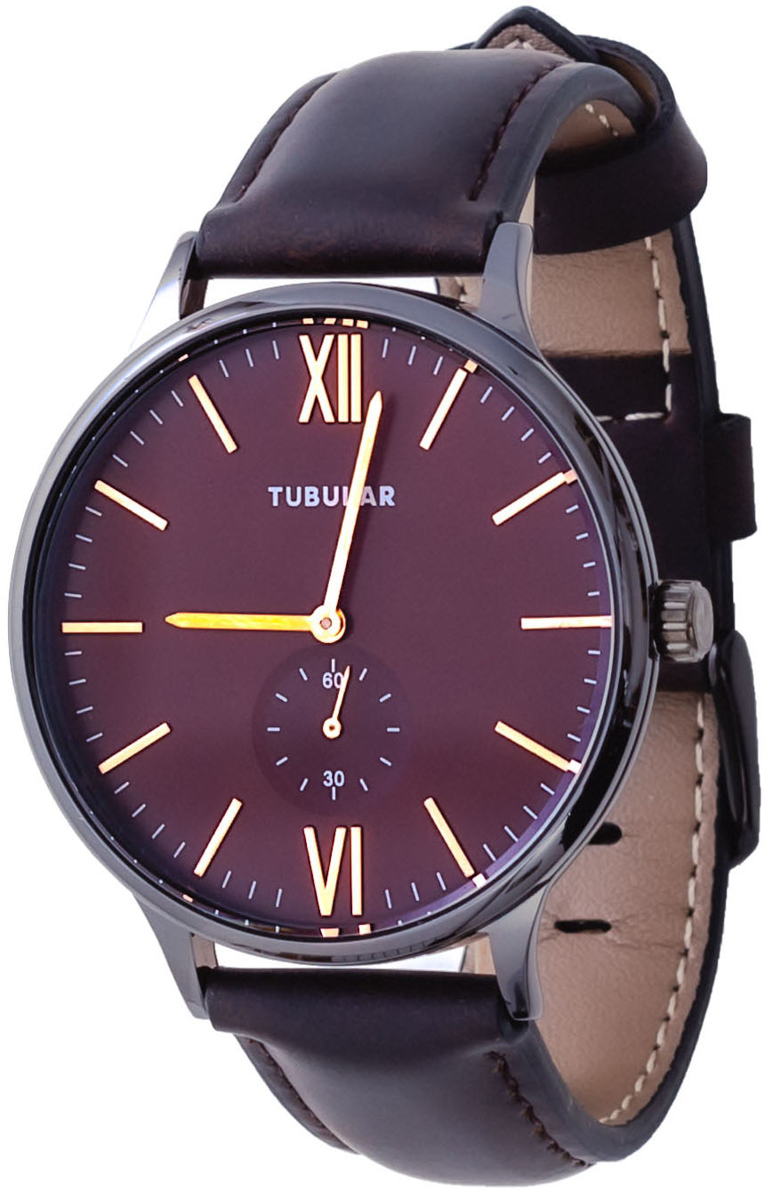 Наручные часы мужские TUBULAR 1036BRBBRG коричневые