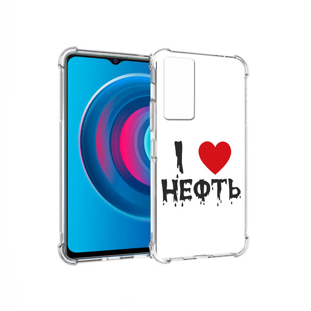 

Чехол MyPads Tocco для Vivo Y74s нефть (PT224892.430.522), Прозрачный, Tocco