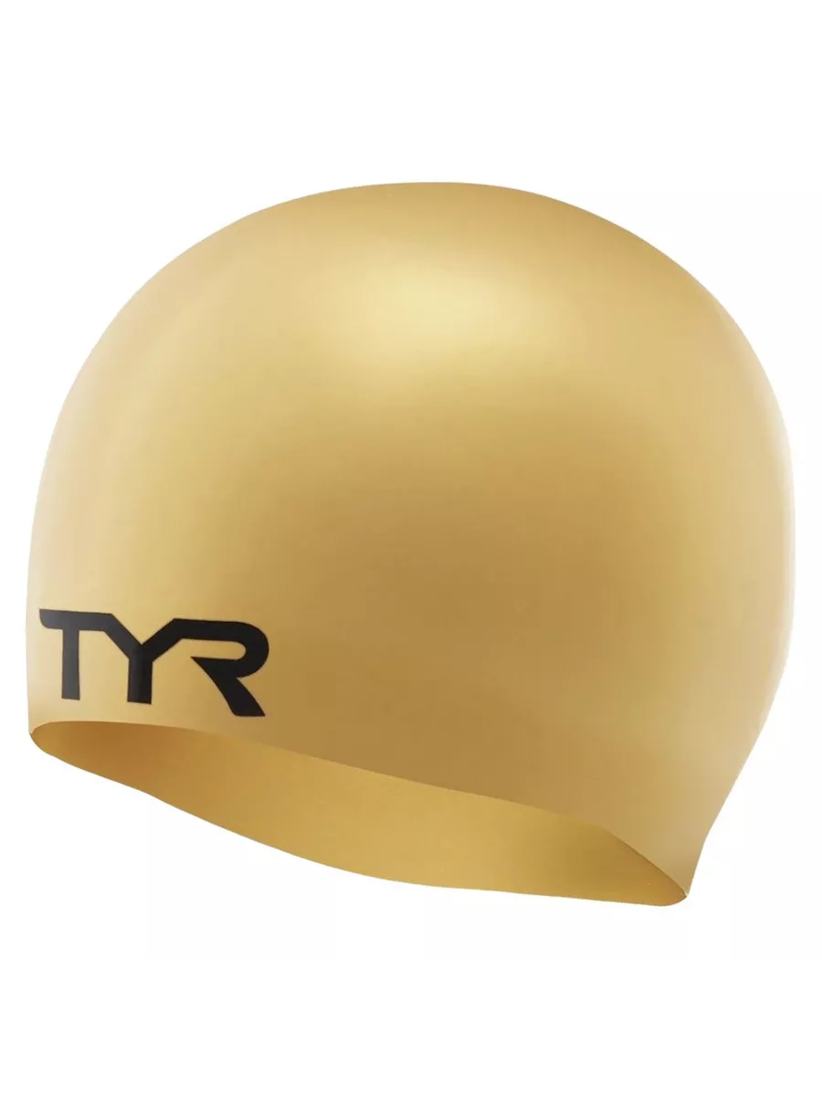 

Шапочка для плавания TYR Wrinkle Free Silicone Cap, LCS-710, золотистый, силикон