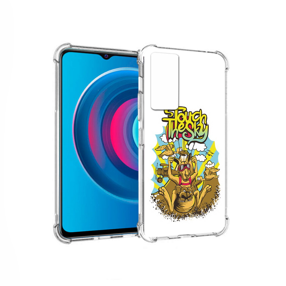 

Чехол MyPads Tocco для Vivo Y74s нарисованное кенгуру комикс (PT224892.430.505), Прозрачный, Tocco