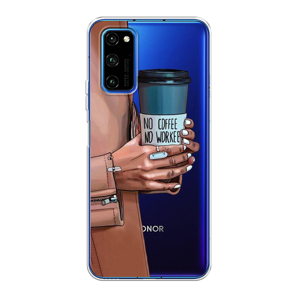 

Чехол Awog на Huawei Honor V30 Pro "No coffee", Синий;бежевый;коричневый, 611450-7