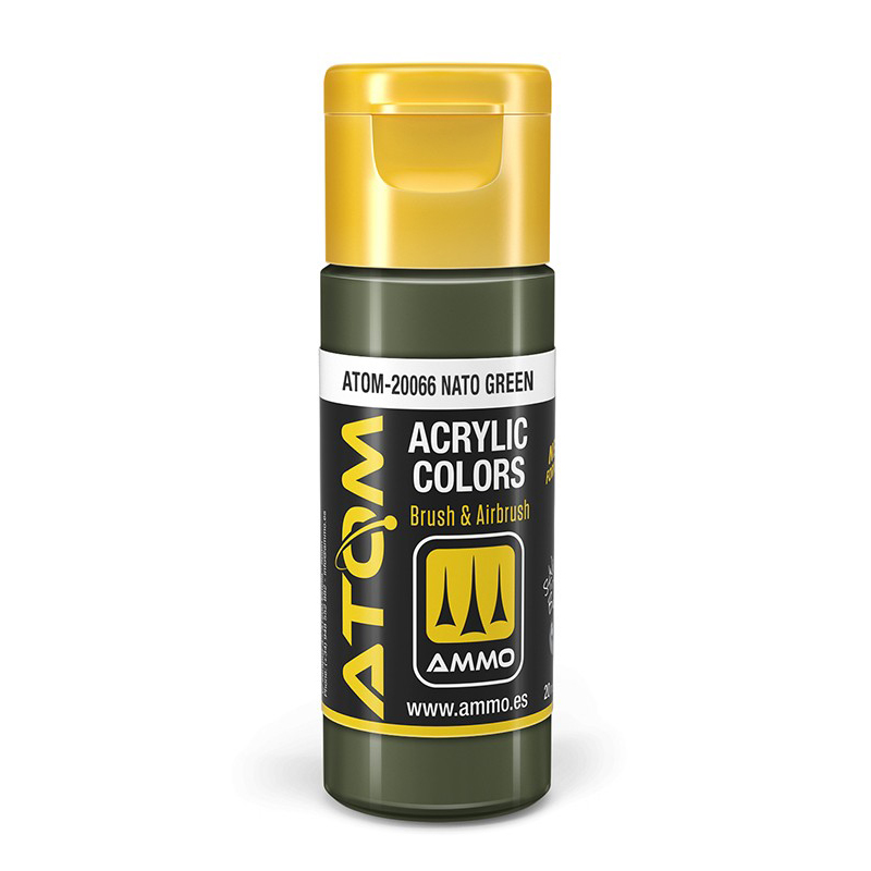 

Акриловая краска Ammo Mig Atom color Зелёный цвет НАТО ATOM20066