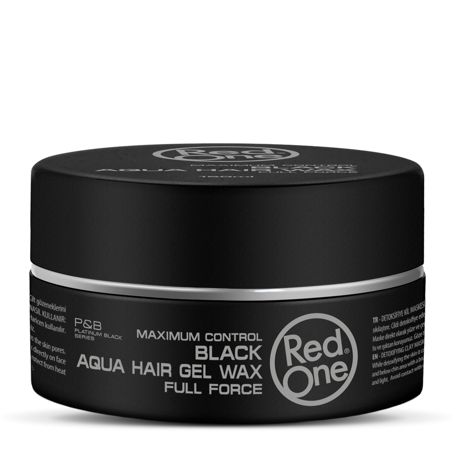 

Аква гель-воск для волос RedOne ультрасильной фиксации Aqua Hair Wax BLACK, 150 мл