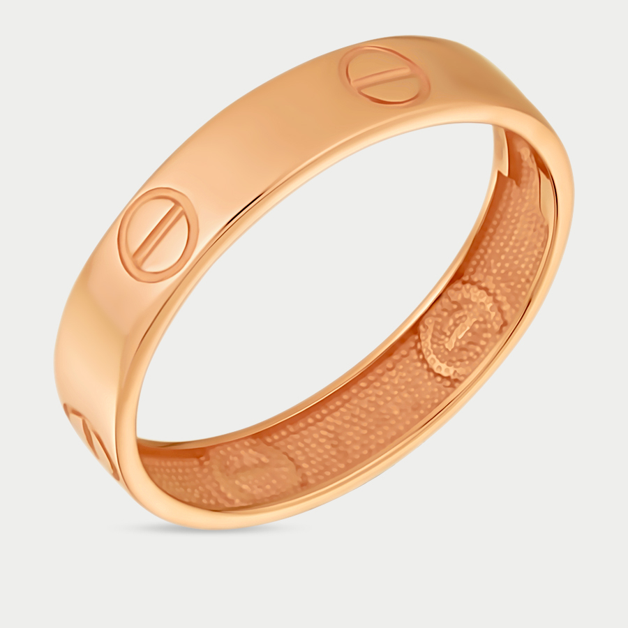 Кольцо из розового золота р. 18 Delta 2103118