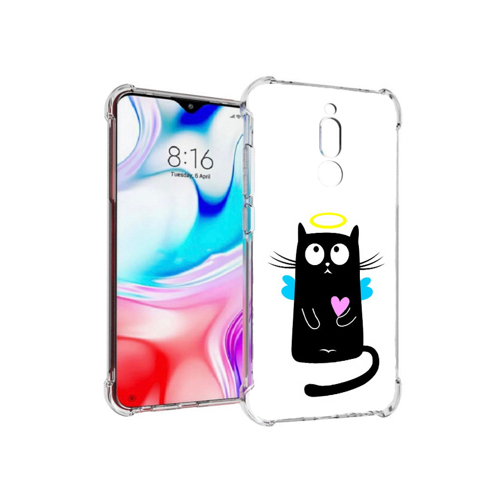 

Чехол MyPads Tocco для Xiaomi Redmi 8 Кот ангелок (PT138911.300.96), Прозрачный, Tocco