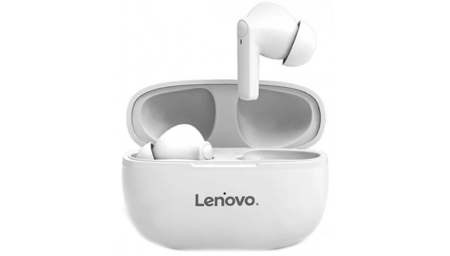 фото Беспроводные наушники lenovo true wireless earbuds ht05 white