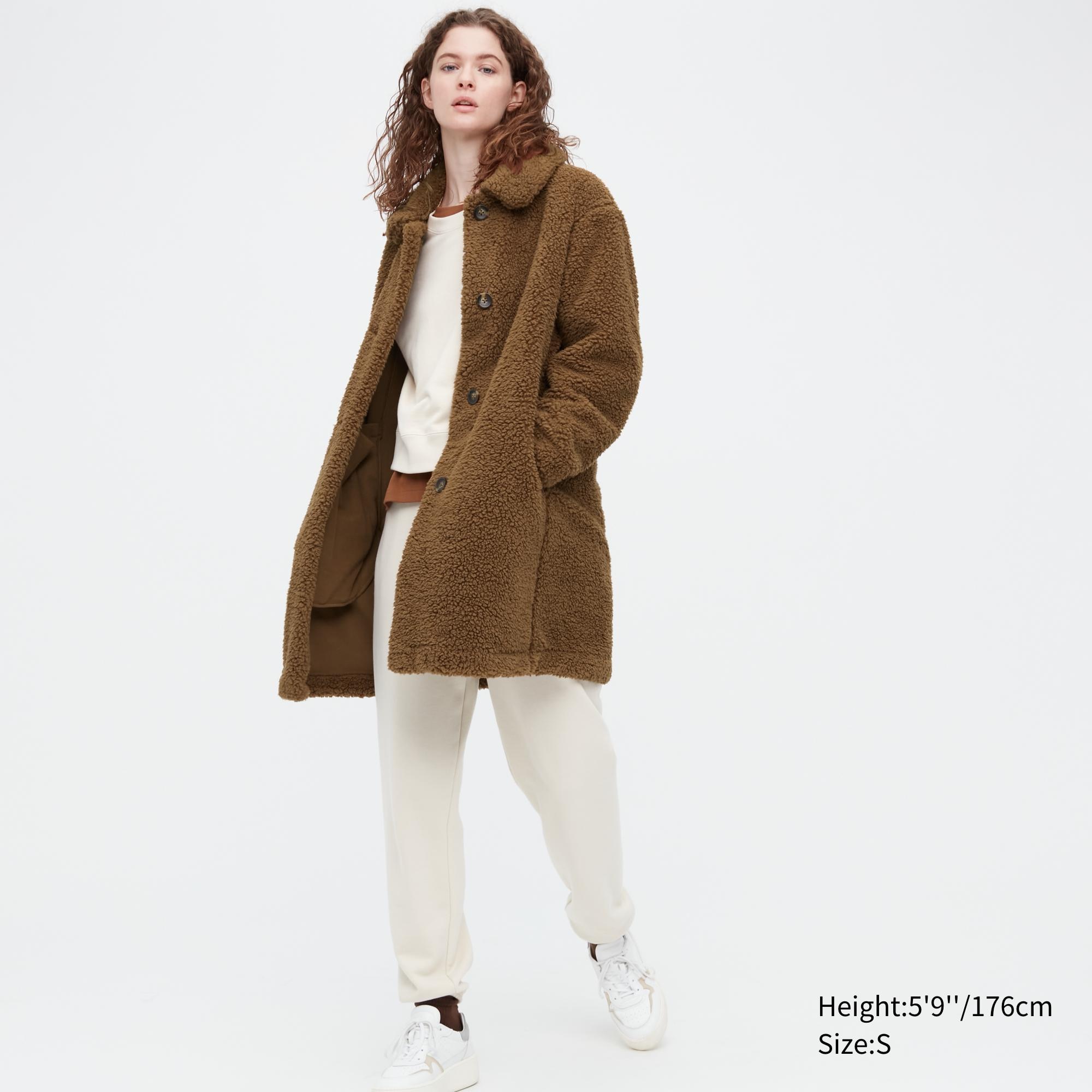 

Пальто женское UNIQLO 449764COL36 коричневое L (доставка из-за рубежа), 449764COL36