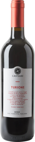 

Вино Casteani, "Turione", Maremma Toscana DOC, 2019, 0,75 л